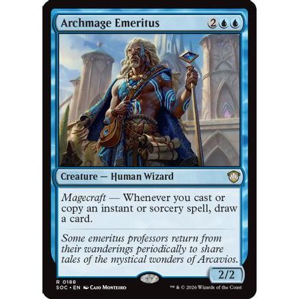 Archmage Emeritus (SOC-188) - Commander: Secrets of Strixhaven