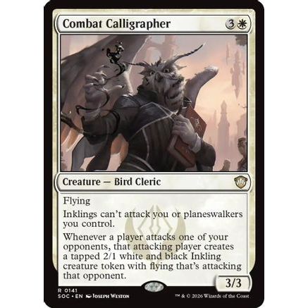 Combat Calligrapher (SOC-141) - Commander: Secrets of Strixhaven
