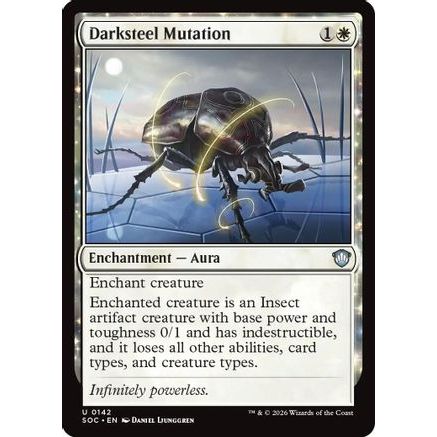 Darksteel Mutation (SOC-142) - Commander: Secrets of Strixhaven