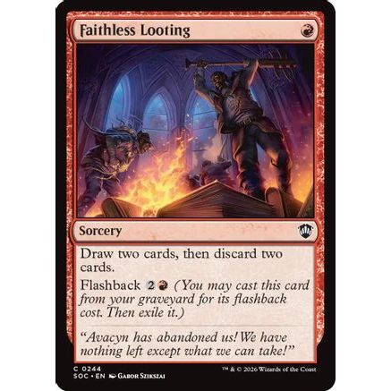 Faithless Looting (SOC-244) - Commander: Secrets of Strixhaven