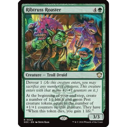 Ribtruss Roaster (SOC-043) - Commander: Secrets of Strixhaven