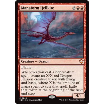 Manaform Hellkite (SOC-248) - Commander: Secrets of Strixhaven