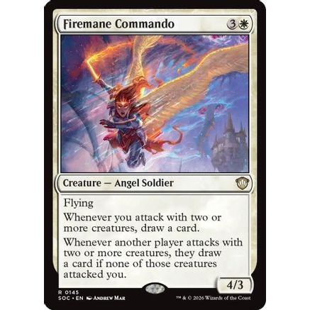Firemane Commando (SOC-145) - Commander: Secrets of Strixhaven