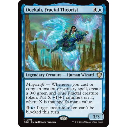 Deekah, Fractal Theorist (SOC-193) - Commander: Secrets of Strixhaven