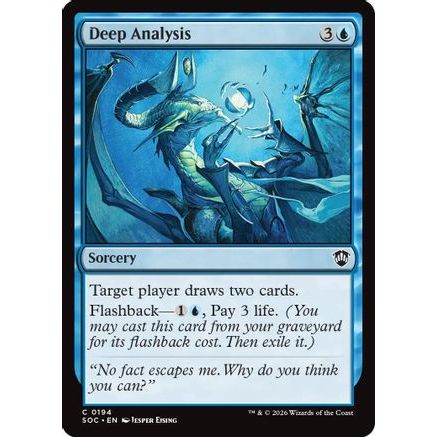 Deep Analysis (SOC-194) - Commander: Secrets of Strixhaven