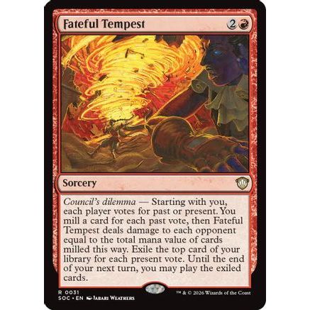 Fateful Tempest (SOC-031) - Commander: Secrets of Strixhaven
