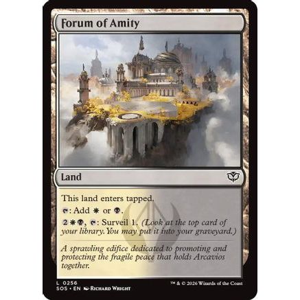 Forum of Amity (SOS-256) - Secrets of Strixhaven Foil