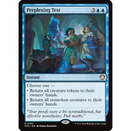 Perplexing Test (SOC-197) - Commander: Secrets of Strixhaven