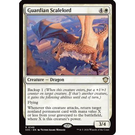 Guardian Scalelord (SOC-149) - Commander: Secrets of Strixhaven