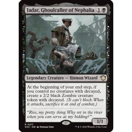 Jadar, Ghoulcaller of Nephalia (SOC-217) - Commander: Secrets of Strixhaven