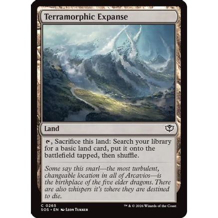 Terramorphic Expanse (SOS-265) - Secrets of Strixhaven Foil