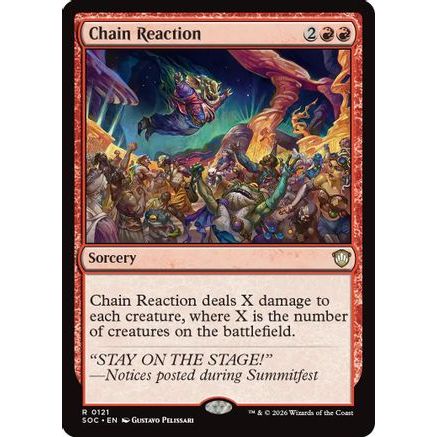 Chain Reaction (SOC-121) - Commander: Secrets of Strixhaven