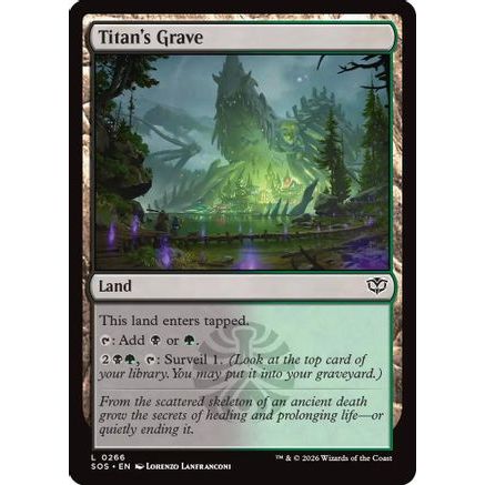 Titan's Grave (SOS-266) - Secrets of Strixhaven