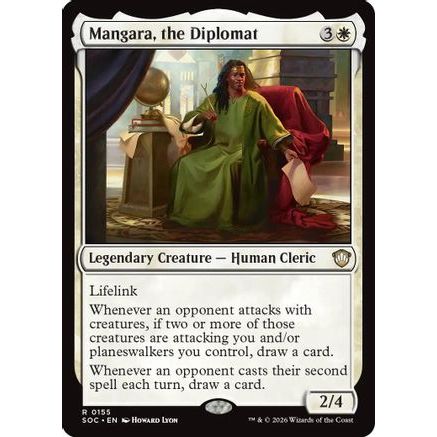 Mangara, the Diplomat (SOC-155) - Commander: Secrets of Strixhaven