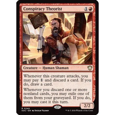 Conspiracy Theorist (SOC-240) - Commander: Secrets of Strixhaven