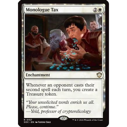 Monologue Tax (SOC-157) - Commander: Secrets of Strixhaven