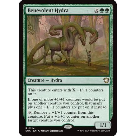 Benevolent Hydra (SOC-124) - Commander: Secrets of Strixhaven