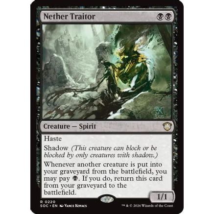 Nether Traitor (SOC-220) - Commander: Secrets of Strixhaven