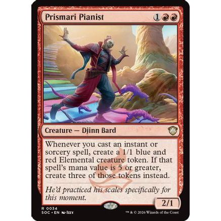 Prismari Pianist (SOC-034) - Commander: Secrets of Strixhaven