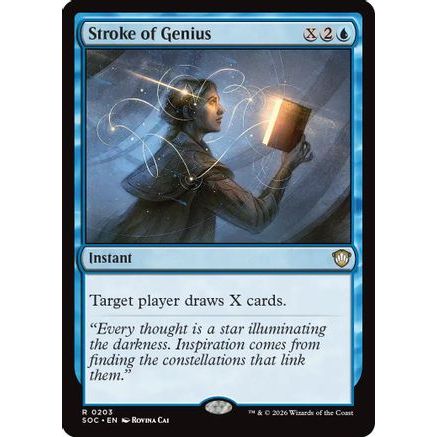 Stroke of Genius (SOC-203) - Commander: Secrets of Strixhaven