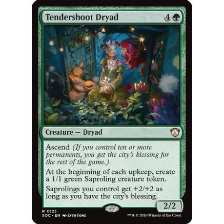 Tendershoot Dryad (SOC-125) - Commander: Secrets of Strixhaven