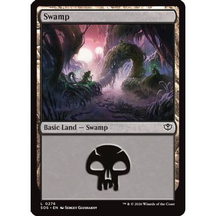 Swamp (0276) (SOS-276) - Secrets of Strixhaven Foil