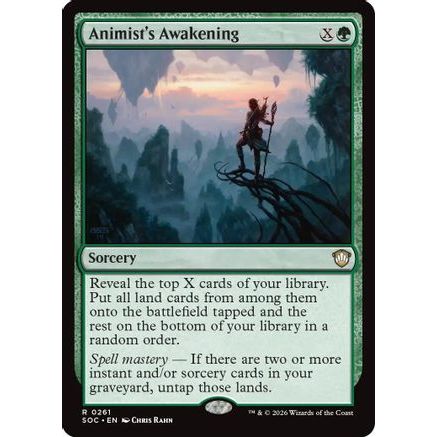 Animist's Awakening (SOC-261) - Commander: Secrets of Strixhaven
