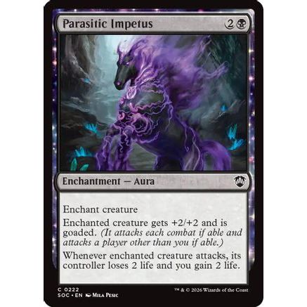 Parasitic Impetus (SOC-222) - Commander: Secrets of Strixhaven