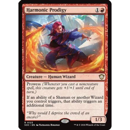 Harmonic Prodigy (SOC-123) - Commander: Secrets of Strixhaven