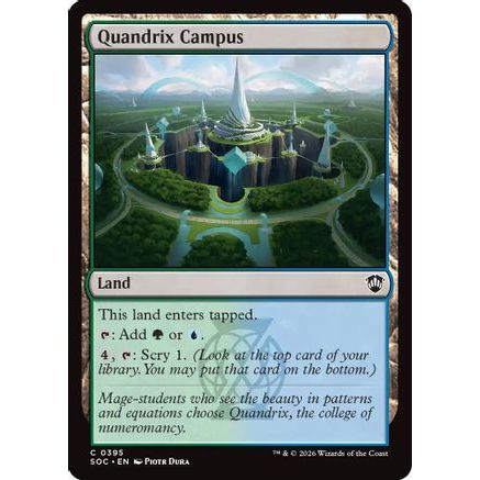 Quandrix Campus (SOC-395) - Commander: Secrets of Strixhaven