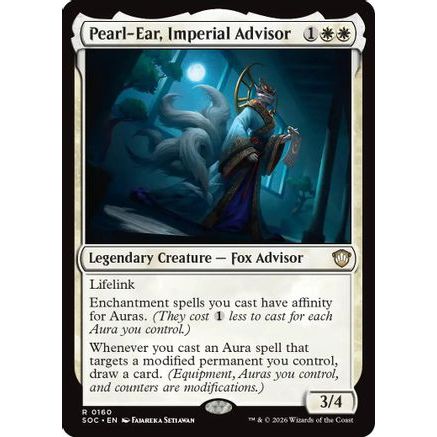 Pearl-Ear, Imperial Advisor (SOC-160) - Commander: Secrets of Strixhaven