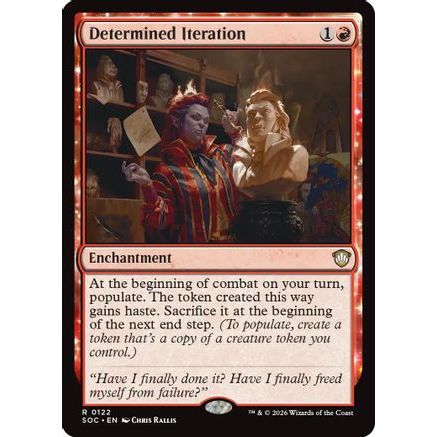 Determined Iteration (SOC-122) - Commander: Secrets of Strixhaven