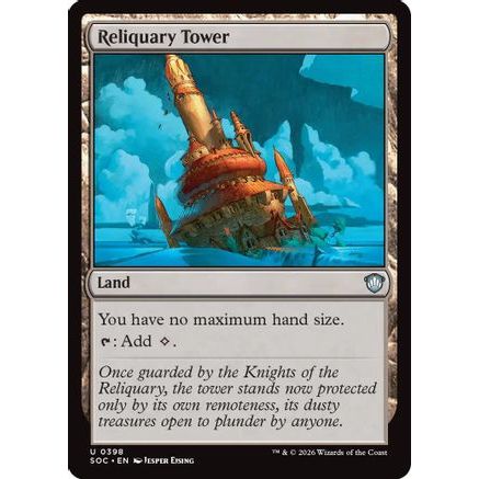 Reliquary Tower (SOC-398) - Commander: Secrets of Strixhaven