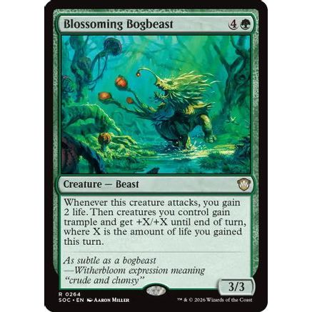 Blossoming Bogbeast (SOC-264) - Commander: Secrets of Strixhaven