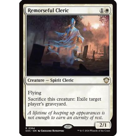 Remorseful Cleric (SOC-164) - Commander: Secrets of Strixhaven