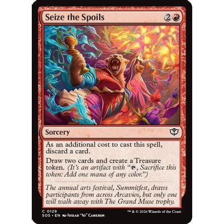 Seize the Spoils (SOS-129) - Secrets of Strixhaven Foil