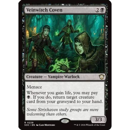 Veinwitch Coven (SOC-228) - Commander: Secrets of Strixhaven