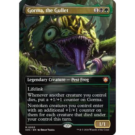 Gorma, the Gullet (Borderless) (SOC-003) - Commander: Secrets of Strixhaven