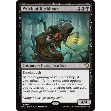 Witch of the Moors (SOC-230) - Commander: Secrets of Strixhaven
