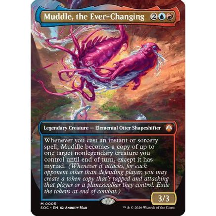 Muddle, the Ever-Changing (Borderless) (SOC-005) - Commander: Secrets of Strixhaven