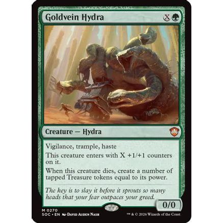 Goldvein Hydra (SOC-270) - Commander: Secrets of Strixhaven