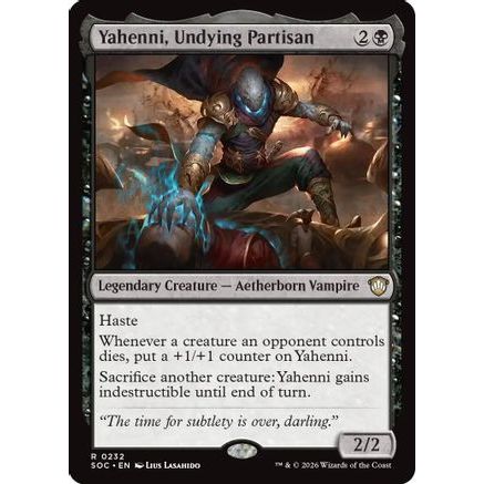 Yahenni, Undying Partisan (SOC-232) - Commander: Secrets of Strixhaven