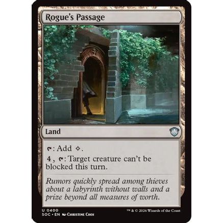 Rogue's Passage (SOC-400) - Commander: Secrets of Strixhaven