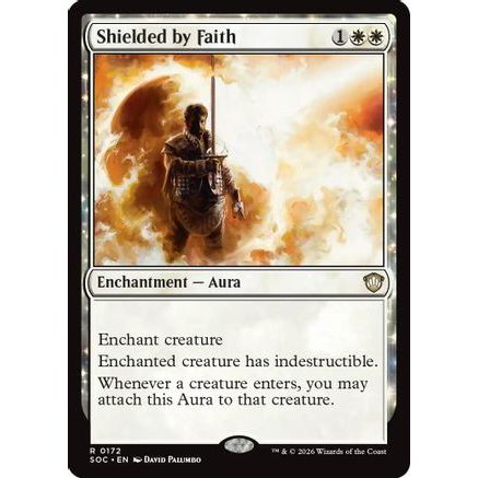Shielded by Faith (SOC-172) - Commander: Secrets of Strixhaven
