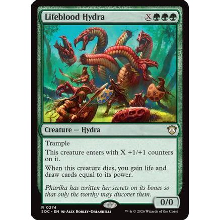 Lifeblood Hydra (SOC-274) - Commander: Secrets of Strixhaven