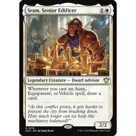 Sram, Senior Edificer (SOC-176) - Commander: Secrets of Strixhaven