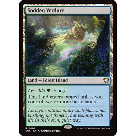 Sodden Verdure (SOC-406) - Commander: Secrets of Strixhaven