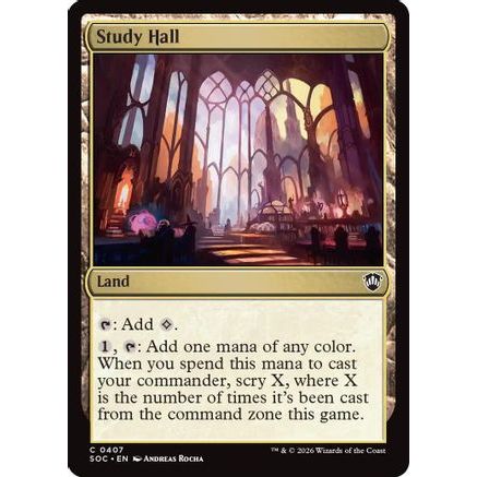 Study Hall (SOC-407) - Commander: Secrets of Strixhaven