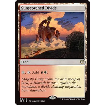 Sunscorched Divide (SOC-410) - Commander: Secrets of Strixhaven