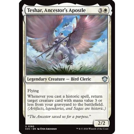Teshar, Ancestor's Apostle (SOC-180) - Commander: Secrets of Strixhaven